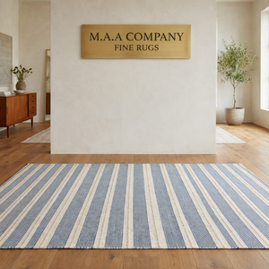 Handmade Geometric <b>Wool</b> Kilim Rug Flat Pile Eco-Friendly Anti-Slip Outdoor/Indoor Use Cushioned Living Room Rug - Product Image 1
