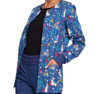 Veste d'uniforme médical anti-rides personnalisée, uniforme d'infirmière, veste médicale extensible, ensembles d'infirmière pour femmes - Product Image 1