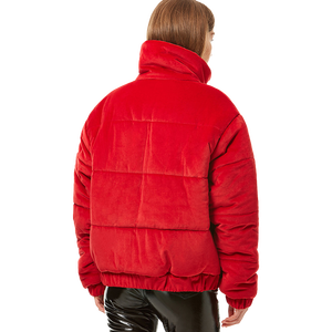 2024 nuevo invierno Puffer pluma Casual gran bolsillo grueso suelto botón Up mujer Puffer chaqueta - Product Image 2