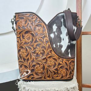 Sac à bandoulière pour femmes en cuir de vachette personnalisé, sac à main de voyage décontracté, nouveauté 2025 - Product Image 1