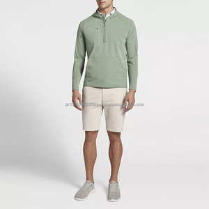 Nouveau design, personnalisation du logo et de la couleur, sweats à capuche de luxe pour hommes, sweats à capuche pour hommes avec poche et demi-zip - Product Image 1