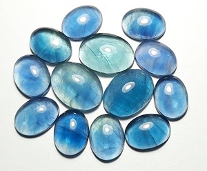 100% ธรรมชาติคุณภาพสูง Fluorite รูปไข่ Cabochon อัญมณี Fluorite รูปไข่ขนาด 3*5 ถึง 18*25 มม.รูปไข่สําหรับเครื่องประดับแฟนซีทําอัญมณี - Product Image 2