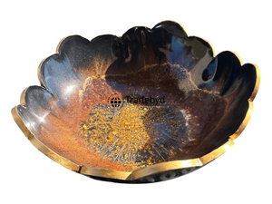 Bol en résine artisanal de luxe pour la décoration élégante de la maison centre de table ou étagère accent conçu pour un attrait haut de gamme par Tradebyd - Product Image 6