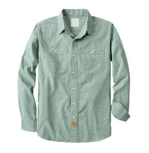 Top Sale Breathable Pure Cotton <b>Shirt</b> with Long Sleeve Chambray <b>Shirt</b> for <b>Men</b> Custom Design Made in Bangladesh - Product Image 6