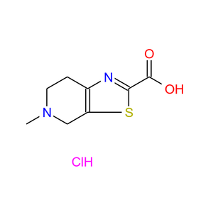 5-เมทิล-4,5,<span class=keywords><strong>6</strong></span>,7-tetrahydrothiazolo[5,4-c]pyridine-2-carboxylic กรดไฮโดรคลอไรด์ CAS 720720-96-7เคมี - Product Image 1
