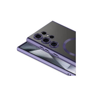 Coque de protection de luxe en silicone PC pour appareil photo avec chargement sans fil MagSafe pour téléphone portable Samsung Galaxy S24 Ultra - Product Image 6