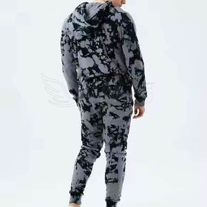 Nouvel Arrivage Survêtement Décontracté à Capuche Hiver Uni Effet Délavé 100% Coton Fait Sur Mesure - Product Image 3