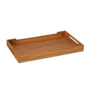 Plateau en bois rustique pour organiser les essentiels de la table pour la décoration de la cuisine ou l'utilisation quotidienne dans le salon ou la salle à manger quantité minimale de commande 100 pièces - Product Image 3