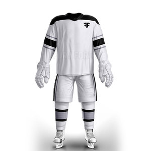 Jersey de Hockey para hombre, ropa deportiva de secado rápido para adultos, uniforme de Hockey sobre hielo, uniforme de Jersey de Hockey sobre hielo hecho en poliéster OEM - Product Image 1