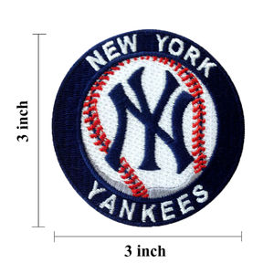 Patch brodé en forme de cœur « I Love New York », rectangle, à coudre sur vêtement, badges brodés OEM et patchs en chenille - Product Image 2
