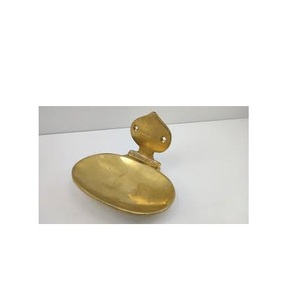 Porte-savon en laiton Porte-savon de salle de bain Support mural Pièce design antique Forme ronde et produit Offre Spéciale - Product Image 2