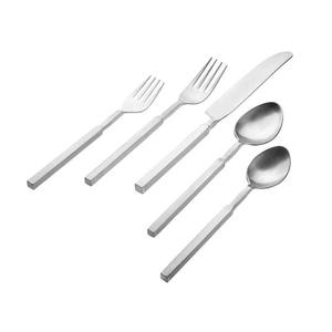 Ensemble en acier inoxydable de 5 couverts cuillère couteau fourchette utilisé dans les ustensiles de cuisine café de table maison couleur argent plaqué couverts produits - Product Image 6