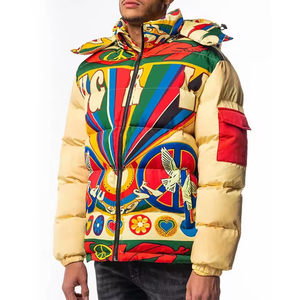 Veste matelassée à sublimation pour hommes, vente chaude, qualité supérieure, meilleur style de rue, veste matelassée sublimée - Product Image 4