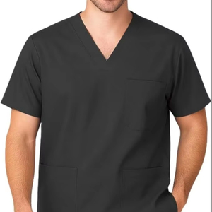 ชุดสครับทางการแพทย์แบบยูนิเซ็กซ์ที่สวมใส่สบาย ผลิตจากผ้าเดนิม เหมาะสำหรับการปฏิบัติงานทางการแพทย์เป็นเวลานานและในชีวิตประจำวัน - Product Image 1