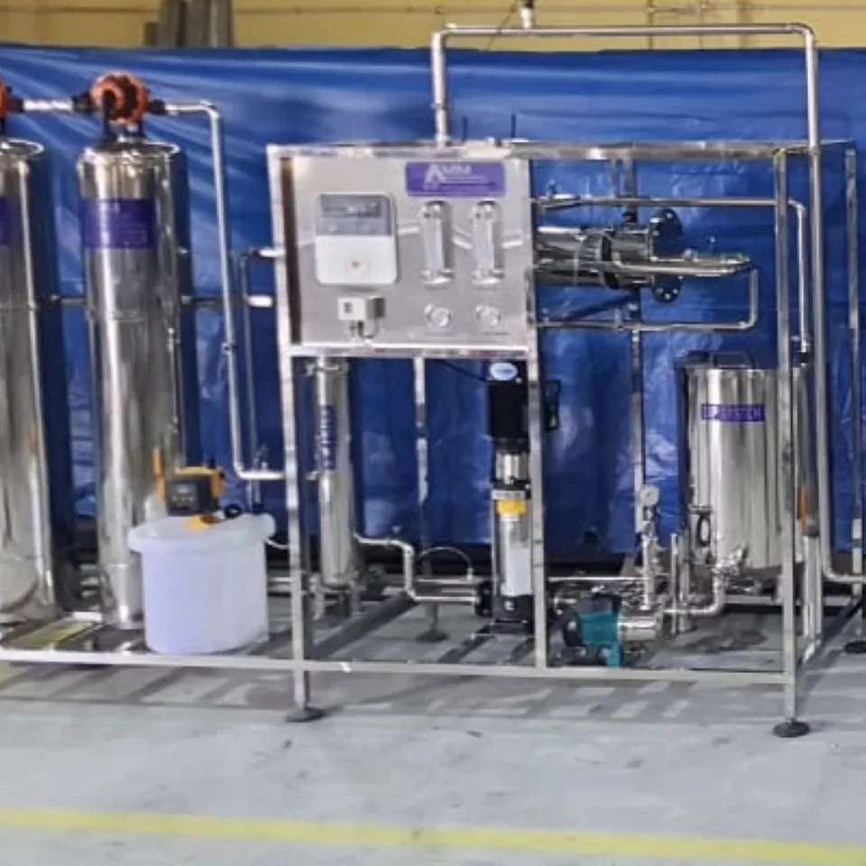 SMALL RANGE PRODUCTION CAPACITY PRODUCTION LINE 1000 LPH RO PLANT BY AMM AQUA PURE SYSTEMS
