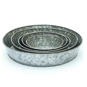 Plateau galvanisé unique de forme carrée plaqué par oxydase ravissante pour l'assiette et le plat de service de nourriture de mariage - Product Image 6