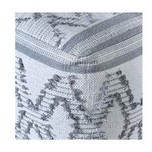 Puf de algodón con estampado étnico al mejor precio, cojín de suelo hecho a mano otomano, reposapiés, asiento redondo, decoración para sala de estar, muebles - Product Image 2