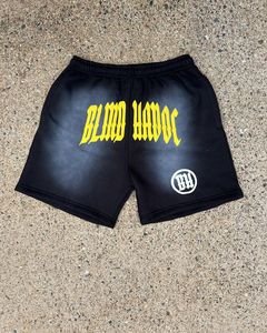 Latest Winter Fashion Men's Solid Color Woven Shorts Set Plus Size High Street Style Breathable with Printed Fabric - Product Image 5