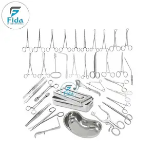 Histerectomia Instrumentos Cirúrgicos Conjunto De Instrumentos De Histerectomia Vaginal Aço Inoxidável Personalizado CE ISO 13485 pela Fida Surgical