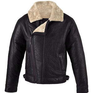 Chaqueta de Alta Calidad al por Mayor para Invierno y Chaqueta de Cuero Personalizada con Logotipo, Diseño Nuevo y Ligero, de Piel de Oveja para Unisex - Product Image 2