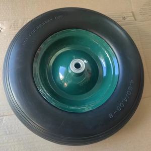ล้อรถเข็นล้อเดียว3.50-8 4.00-8 4PR <span class=keywords><strong>เปลี่ยน</strong></span><span class=keywords><strong>ยาง</strong></span>รถสาลี่14นิ้ว3.50-8 PU ขนาด16นิ้ว<span class=keywords><strong>ยาง</strong></span>แบน PU ฟรี - Product Image 4