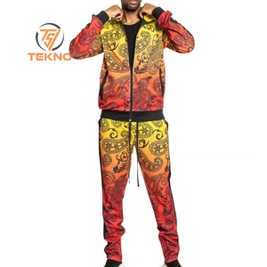 Survêtement à sublimation pour homme en tissu de haute qualité avec des imprimés accrocheurs et une coupe athlétique pour un look sportif élégant - Product Image 1
