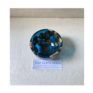 Bol en bois et en résine époxy de haute vente pour collations et salade bol de service en résine de bois pour le restaurant pour la décoration de table bol en résine - Product Image 3