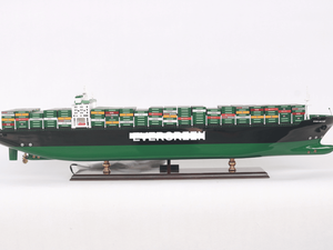 เรือจำลองไม้เชิงพาณิชย์ EVERGREENN เรือบรรทุกสินค้าทำมือ สำหรับตั้งโชว์หรือสะสม - Product Image 3