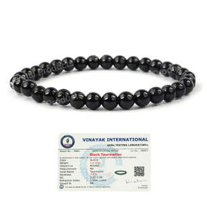 Bracelet de guérison en cristal naturel, bijoux perlés énergisés Reiki de 6 mm - Product Image 4