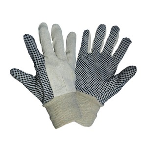 Gants à pois en coton avec impression de logo personnalisé poignée solide pour l'entrepôt d'entretien d'atelier de jardinage et la manutention quotidienne - Product Image 2