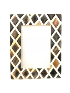 กรอบรูปฮอร์นทำมือ | กรอบรูปตั้งโต๊ะและผนังที่หรูหรา | กรอบรูปของตกแต่งบ้านสำนักงานและการแสดงของขวัญที่ไม่เหมือนใคร - Product Image 5