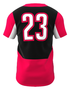 Wholesale OEM ODM Custom Sublimation <b>Baseball</b> Uniform Fashionable Blank Short Sleeve Jersey Buttons Plain Pattern Sportswear Men - Product Image 2