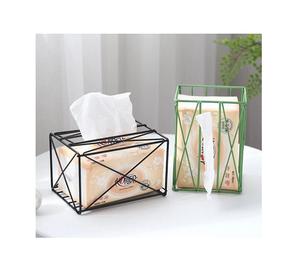 Porte-papier de soie décoratif personnalisé utilisation finie en métal pour les accessoires de porte-mouchoirs de vaisselle - Product Image 6