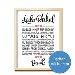 Estimado tío, impresión artística - Product Image 3