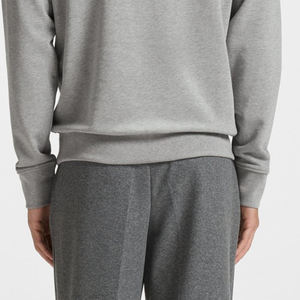 Sweat-shirt décontracté pour homme, design uni, avec service OEM, manches longues, logo personnalisé pour les acheteurs en gros, prix avantageux - Product Image 6