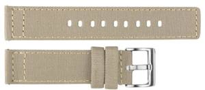 Bracelet de montre connectée sport unisexe B06 beige 20 mm, résistant à l'eau, respirant, en nylon, boucle en acier inoxydable, réglable, souple - Product Image 6