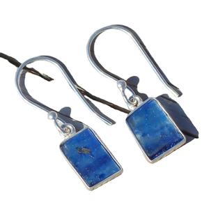 Blue Kyanite Natural Gemstone 925 Solid Sterling Silver Handmade Jewelry <b>Earring</b> 1.09"<b>Long</b> Jewelry Women Cute Gift - Product Image 1