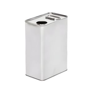 Rectangular Matte <b>Tinplate</b> Paint Can for Chemical Storage 4L - Product Image 1
