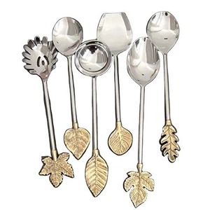 Haute Qualité Nouvelle Arrivée En Acier Inoxydable Salade Serveur Ensemble 6 Pièces Vente Chaude Premium Ustensiles De Service pour Table À Manger - Product Image 2