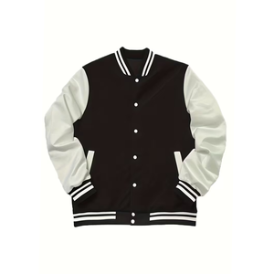 Veste universitaire pour homme de la meilleure qualité, vêtements à boutons recouverts, personnalisable, respirante, vente en gros à bas prix, veste universitaire pour homme en vente - Product Image 6