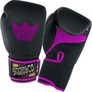 วัวหนังแนปปาถุงมือมวยไทยตะขอและห่วงกิกบ็อกซิ่งถุงมือชกมวยและถุงมือต่อสู้ - Product Image 4