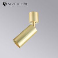 Spot LED Commercial de Luxe Doré pour Stand d'Exposition, Plafonnier Orientable Rotatif 3 CCT, Australie