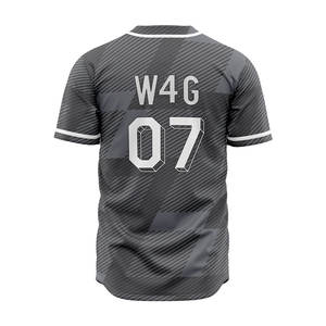 Camiseta de Béisbol y Softbol con Botones para Deportes Unisex, Camiseta de Béisbol al Por Mayor con Logotipo Personalizado - Product Image 6