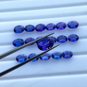 Pierres précieuses en vrac AA Tanzanite naturelle bleue à coupe ovale de qualité AA pour la fabrication de bijoux - Product Image 5