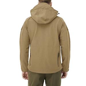 Chaqueta Softshell de Lona Gruesa con Revestimiento de Lujo para Hombre, Cómoda, Lisa, con Cierre de Cremallera, Estilo Urbano, Impermeable, Transpirable y Económica - Product Image 3