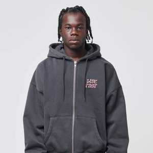 Offre Spéciale automne couleur unie hommes à manches longues fermeture éclair Hoodies avec des couleurs et des tailles personnalisées - Product Image 1