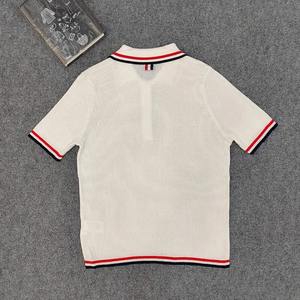 Polo personalizado de manga corta de talla grande Polo de hombre liso en blanco para el trabajo - Product Image 5