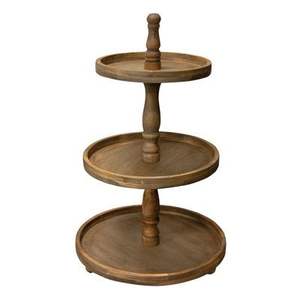 Soporte de pastel de madera con acabado seguro para alimentos adecuado para panaderías restaurantes servicios de catering hogares cocinas - Product Image 5