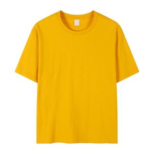 Nouveau style de t-shirts unis de haute qualité et à bas quantité minimale de commande OEM T-shirt en coton 100% coton à col rond avec logo personnalisé pour hommes - Product Image 5