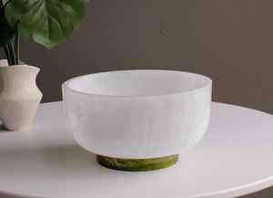 Tazón para Ensalada de Poliresina Verde Menta Moderno y Ecológico, Hecho a Mano, para Mesa de Cocina, Soporte Duradero para Fiestas, Bodas, Hoteles y Hogar - Product Image 2